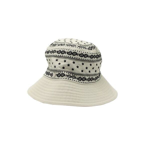 Hermes Bob RIde Bandana Bucket Hat in Cream Polyamide - Picture 1 of 8